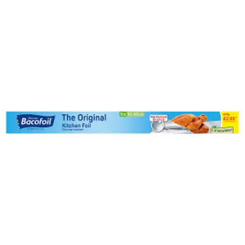 Bacofoil The Original Kitchen Foil XL 5m x 45cm