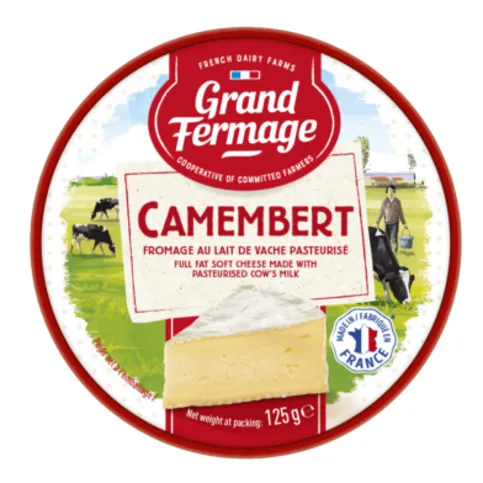 Grand fermage camembert cheese 125 g