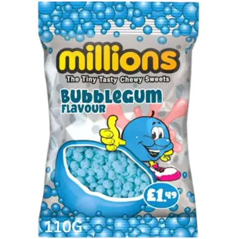 Millions bubblegum flavour 110 g