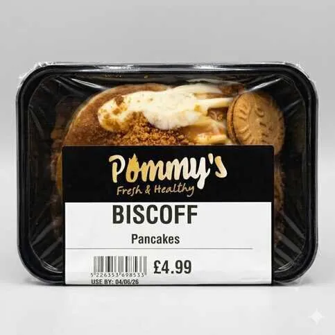 Pommeys Biscoff Pancakes 250g