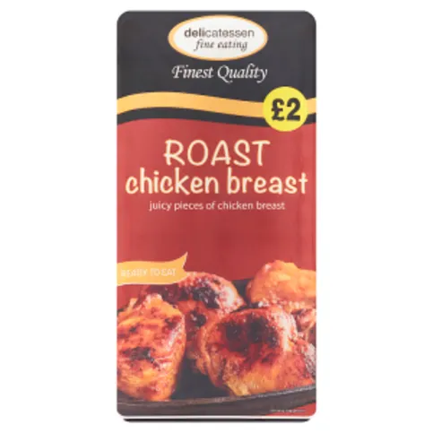 Delicatessen Fine Eating Roast Chicken Breast 125g