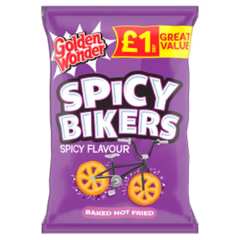 Golden Wonder Spicy Bikers Spicy Flavour 50g