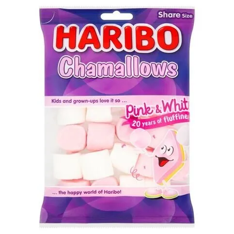 HARIBO Chamallows Pink & White Bag 140g £1PM