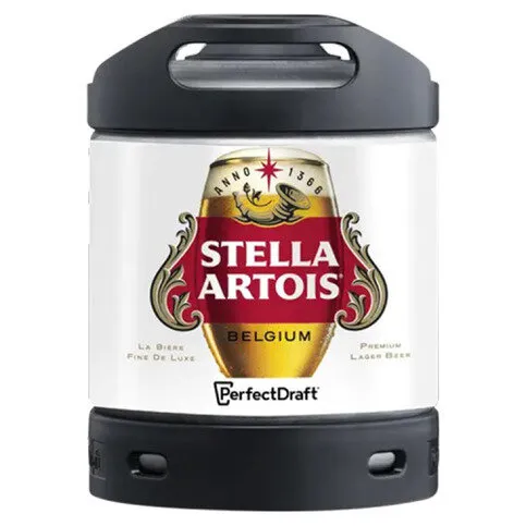 Stella Artois Belgium Premium Lager Beer PerfectDraft 6L Keg